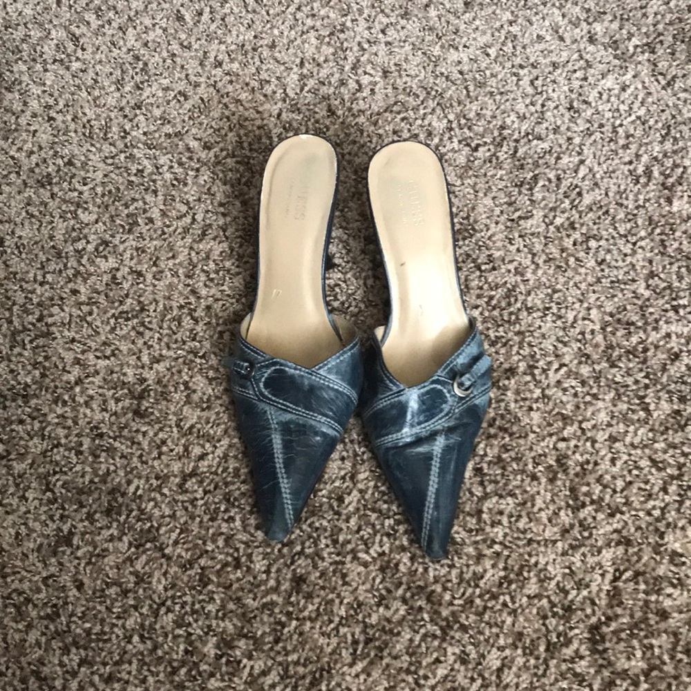 Guess denim pointed toe shoes